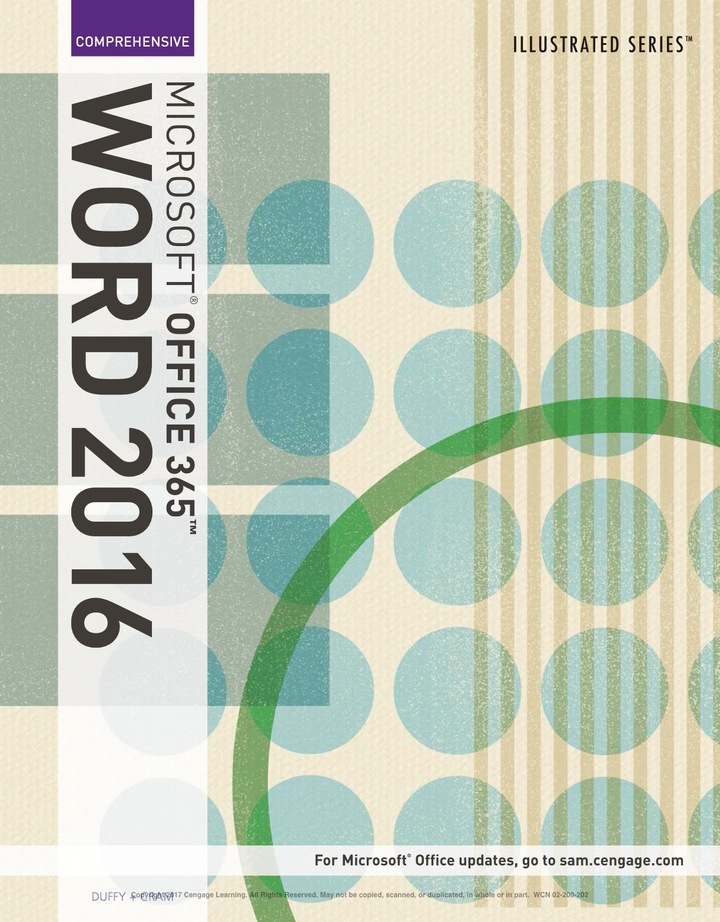 Illustrated Microsoft Office 365 & Word 2016: Comprehensive - 1st Edition